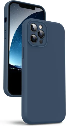 Miniatura 82 de Supdeal Funda de silicona líquida para iPhone 12 Pro Max, [protección de cámara] [antihuellas dactilares] [carga inalámbrica] Funda protectora de 4