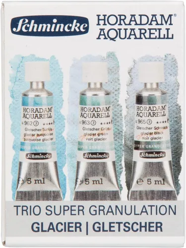Miniatura 14 de Schmincke - HORADAM® AQUARELL, surtido completo de 40 medios recipientes de acuarelas de granulación súper fuerte, 74 440 097, caja de metal