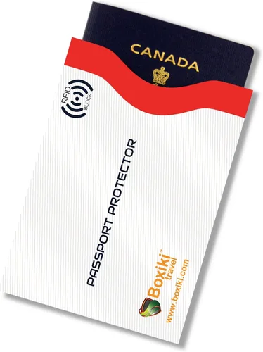 Miniatura 5 de Fundas de bloqueo RFID para pasaporte y tarjetas de crédito, Blanco, Blanco - 15 piezas