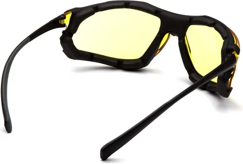 Miniatura 4 de Pyramex Proximity Safety Glasses Eye Protection, Amber H2X Anti-Fog Lente antivaho Amber H2x/Marco Negro