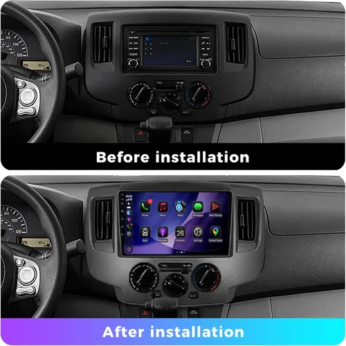 Miniatura 2 de DUDUAUTO DUDU3 - Radio de coche para Nissan NV200 2014-2020/Chevy City Express Stereo Update 8-Core 4GB+64GB 9" Carplay y Android Auto Head Unit