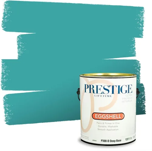 Miniatura 65 de PRESTIGE Pintura interior e imprimación en uno, salpicaduras acuosas, cáscara de huevo, 1 galón