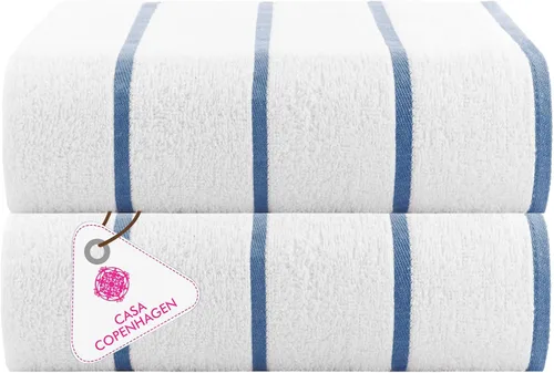 Miniatura 28 de CASA COPENHAGEN Solitaire Juego de 6 toallas - Negro, 600 GSM 2 toallas de baño 2 toallas de mano 2 toallitas, diseñadas en Dinamarca, hechas