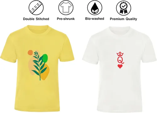 Miniatura 2 de TARI Camiseta casual de algodón de primera calidad para mujer, suave, cómoda, bonitos diseños gráficos