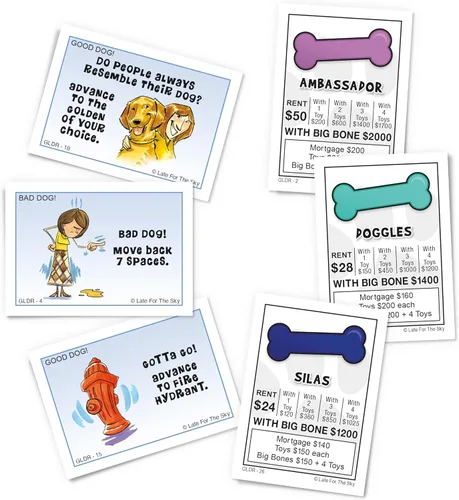 Miniatura 3 de Late for The Sky Golden Retriever-Opoly Dog - Juego de mesa de estrategia familiar para 2 a 6 jugadores, a partir de 8 años, juego estilo opoli