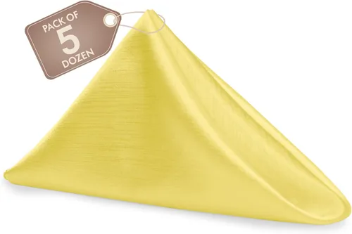 Miniatura 24 de Ultimate Textile -1 docena de servilletas reversibles Shantung Satin - Majestic - Servilletas de tela Majestic de 17 x 17 pulgadas, color marrón