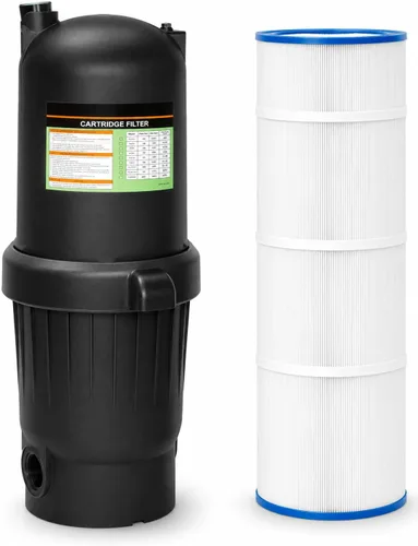 XtremepowerUS Filtro de Cartucho de Piscina de 175 pies cuadrados para Piscina/Spa Enterrada, Filtro de Piscina para Piscinas de hasta 35,000 Galones