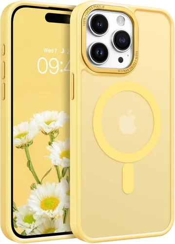 Miniatura 11 de BENTOBEN Funda magnética para iPhone 15 Pro Max, compatible con MagSafe, translúcida mate, esmerilada, antihuellas, delgada, a prueba de golpes