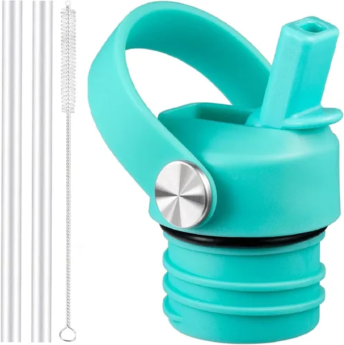 Miniatura 15 de Tapa de popote para Hydroflask, tapas con popote para Hydro Flask de boca estándar de 18, 21, 24 onzas, tapa deportiva de repuesto para tapa Alpine