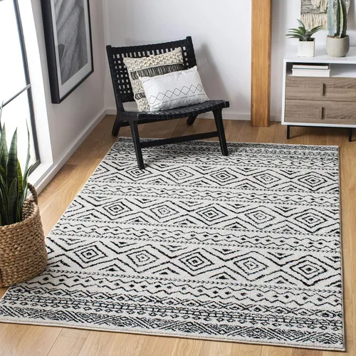 Miniatura 73 de SAFAVIEH Tulum Collection - Alfombra decorativa de 2 x 4 pies, diseño marroquí bohemio envejecido, no desprende pelusa y fácil de limpiar, ideal
