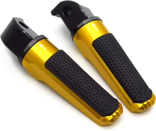 Miniatura 11 de Estriberas ajustables CNC Reposapiés Compatible con YZF TMAX XMAX N-MAX FZ1/FZ6 XJR1300/1200 MT03/MT07/MT09/MT10 [P/N: GZSP-SP-011-Y2]