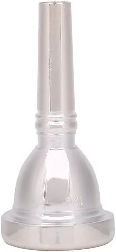 Boquilla de trombón de vástago alto 12C Professonal Instrumentos Musicales Boquilla Accesorio Boquilla plateada Boquilla Trombón Boquilla