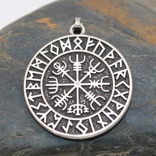 Miniatura 6 de Viking Believe In Yourself Regalos para hijo de papá vikingo brújula vikinga, collar de regalo para hijo joyería para hijo, collar de hijo, colgante