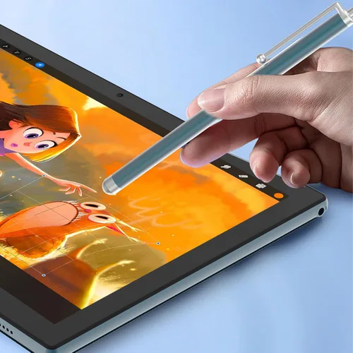 Miniatura 6 de CUPEISI Tablet Android 15 de 10.1 pulgadas 2 en 1 tabletas con teclado/ratón/estuche/lápiz capacitivo, 8 GB de RAM+32 GB de ROM (máximo 1 TB), Azul