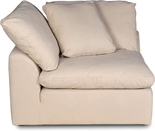 Miniatura 4 de Sunset Trading Nube Puff Seccional Silla de Esquina Seccional, Configurable, Bronceado