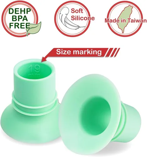 Miniatura 5 de Nenesupply Inserto de brida de 1.ª generación de 0.748 in compatible con piezas de bomba de brida Elvie Stride Medela Momcozy Spectra Flange Willow