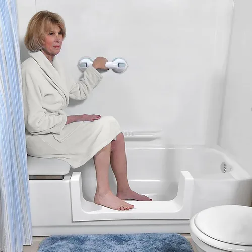 Miniatura 8 de AirTight® Barras de Agarre para Ducha de Servicio Pesado (Paquete de 2) Barra de Agarre de 12.3 Pulgadas Conforme a ADA para Personas Mayores