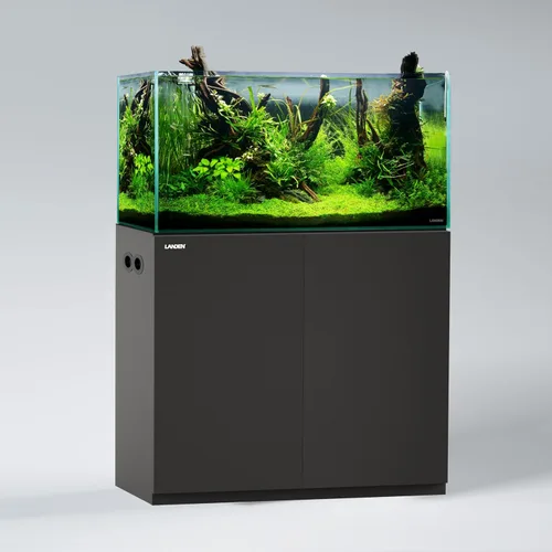 Miniatura 15 de Landen Soporte de madera para acuario y gabinete para tanque de hasta 20 galones, soporte de tanque de agua salada y reptil de peces, alfombrilla