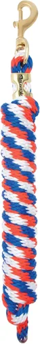 Miniatura 24 de Weaver Leather Cuerda de plomo de 10 pies Huracán Azul/Rosa Fusión/Púrpura Jazz