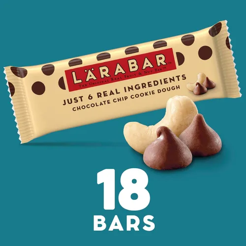 Miniatura 3 de Larabar - Masa de galletas con chispas de chocolate, barras de frutas y nueces sin gluten, 18