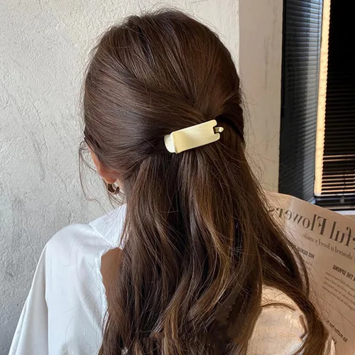 Miniatura 6 de 8 pinzas para cola de caballo mate, pinzas para el cabello para trenzar el cabello, pinzas para el cabello de sujeción fuerte, pasadores franceses
