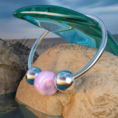 Miniatura 28 de Variedad de aretes de aro para cartílago