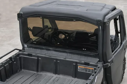 Miniatura 5 de SAUTVS Parabrisas trasero tintado oscuro para Can Am Defender, panel trasero resistente para Can-Am Defender HD5 HD7 HD8 HD9 HD10 Max 2016-2026