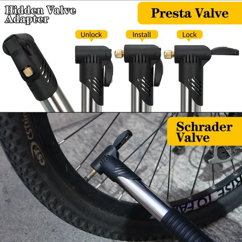 Miniatura 6 de Kit de Reparación de Bicicleta, Bolsa de Reparación de Bicicleta con Bomba de Neumáticos, Kit de Herramientas de Bicicleta para Viajes de Camping