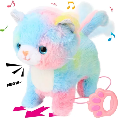 Miniatura 10 de Hopearl Hopping Bunny - Juguete electrónico interactivo de conejo con correa de control remoto para mascotas, repite lo que dijiste, regalos