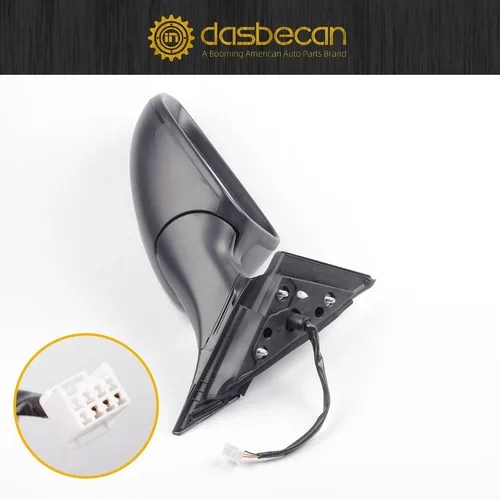 Miniatura 5 de Dasbecan Espejo para puerta lateral izquierda del conductor compatible con Honda Accord LX Sport 1.5T 2018-2025 Power No calentado Pintura