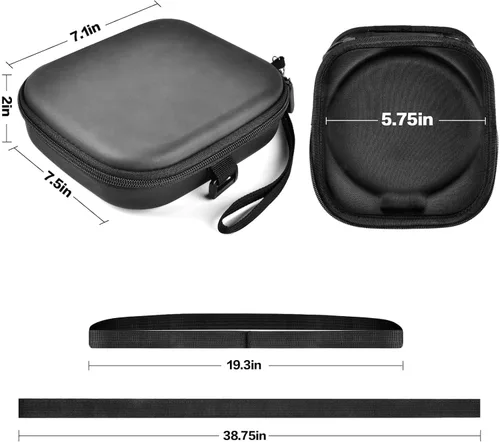 Miniatura 5 de ANKHOH Funda portátil para reproductor de CD con cinturón, para lujo, para Sunoony, para MEGATEK, para Gueray, para ARAFUNA, para Klim, soporte