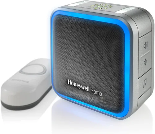 Miniatura 13 de Honeywell Home RDWL917AX2000/E Timbre inalámbrico portátil y botón de empuje - Serie 9, Azul, Gris