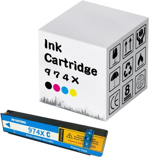 Miniatura 11 de Cartuchos de tinta 974X 974X 974 remanufacturados de alto rendimiento 974X 974 para cartuchos de tinta 974X para impresora HP Pagewide 352DW MFP