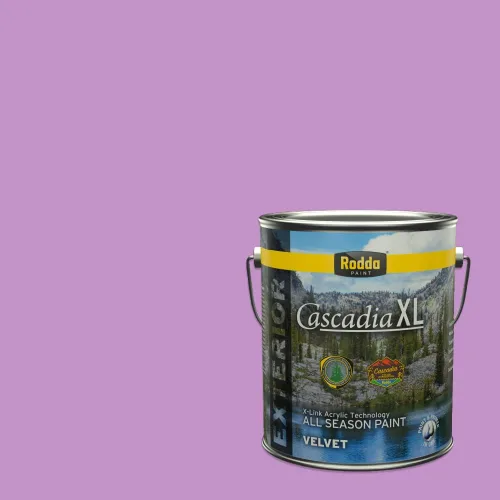 Miniatura 114 de Rodda Paint CASCADIA ZERO - Pintura plana e imprimación para interiores en uno, cuarto de galón, rosa Mullen