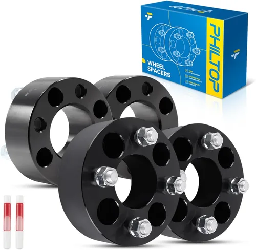 PHILTOP Espaciador de rueda de 4 x 4 de 2 pulgadas, espaciadores de rueda centrados en las lengüetas para Polaris Trail Boss 330 2003-2013, Trail