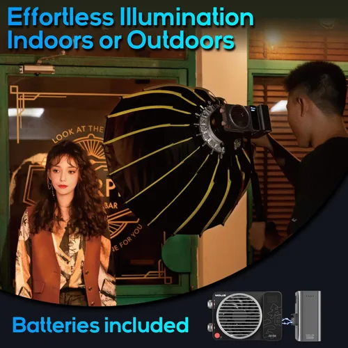 Miniatura 4 de Zhiyun MOLUS X100 Combo V2 versión mejorada LED de luz de video [oficial], portátil de 100 W, 2700 K-6500 K, CRI 95+ TLCI 97+, control de brillo