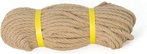 Miniatura 9 de Cuerda de yute de 3/4 pulgadas × 50 pies, material natural, cuerda de yute resistente trenzada para manualidades en interiores y exteriores