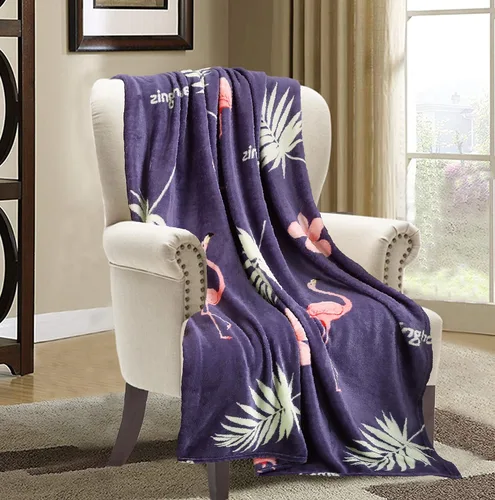 Miniatura 9 de Elegant Comfort Velvet Touch Ultra Lujosa Manta/Frazada de Vellón con Estampado Navideño de Vacaciones - 50 x 60 pulgadas, (Flor de Pascua), 50 x 60
