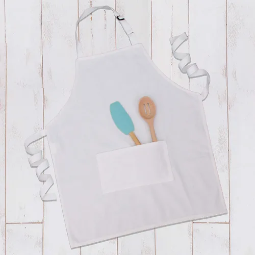 Miniatura 9 de Threadart - Paquete de 3 baberos ajustables de 100% lona de algodón con bolsillo doble, color negro, para cocinar, barbacoa, chef, manualidades, 26