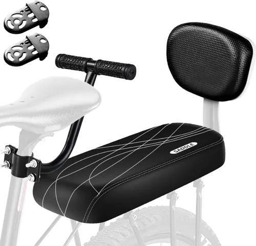 Miniatura 10 de TOPCABIN Sillín para Bicicleta con Cojín para Montar, Asiento Trasero para Bicicleta de Montaña, Sillín Cómodo para Niños