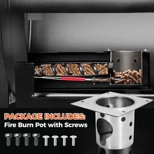 Miniatura 5 de QuliMetal Piezas de repuesto para ollas de combustión para parrillas Pit Boss Pro 1150/1600, Pit Boss PB1150PS2, PB1150PS3, PB1600PS1, accesorios