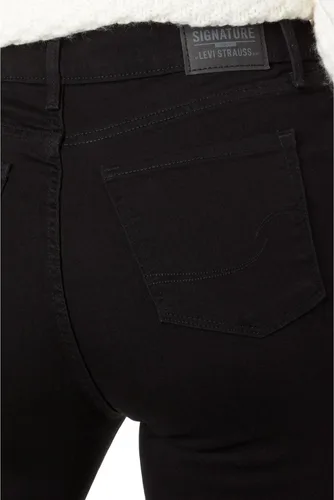 Miniatura 3 de Signature by Levi Strauss & Co. Gold Label Recta de talle alto para mujer (estándar y extragrande)