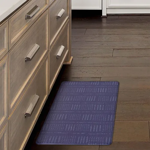 Miniatura 19 de Lucky Brand Tapete de bienestar impreso – Tapete de cocina acolchado cómodo – Fácil de limpiar – Antifatiga y antideslizante – 0.472 in Seda Floral