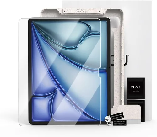 Miniatura 12 de ZUGU CASE Protector de pantalla para iPad Mini 6 y 7, A17 Pro (A2567, A2568, A2569), película de vidrio templado resistente a arañazos, protector