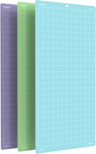Alfombrilla de corte de 12 x 24 pulgadas para Cricut Maker 3/Maker/Explore 3/Air 2/Air/One (agarre ligero, agarre estándar, agarre fuerte), 3