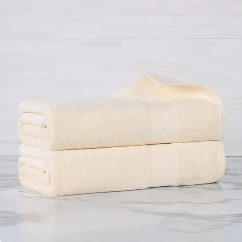 Miniatura 76 de SUPERIOR Kendell - Juego de 4 toallas de baño de algodón egipcio, absorbentes, para la ducha, artículos esenciales para el spa, toallas grandes