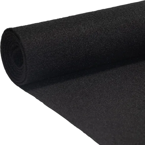 Bbox Alfombra Negra No Tejida | Longitud: 72 pulgadas (6 pies), Ancho: 43 pulgadas (3 pies 7 pulgadas) | para alfombra de caja de subwoofer de Negro