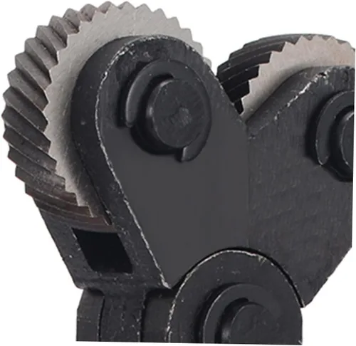 Miniatura 9 de TEHAUX Rueda de moleteado de acero de alta resistencia 4pcs Cabeza de pivote para torno Herramienta de moleteado grueso