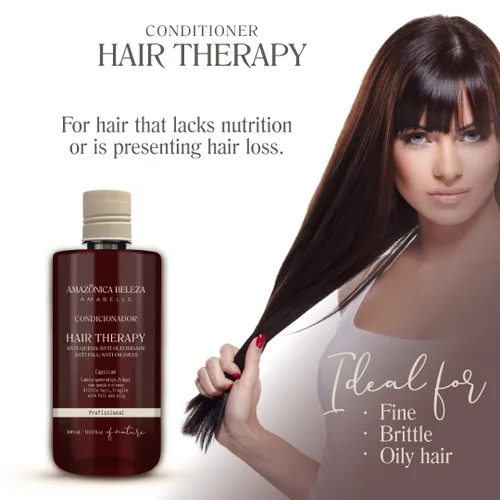 Miniatura 2 de AMAZONICA BELEZA - Acondicionador de terapia capilar, elimina la pérdida de cabello graso y promueve el crecimiento, acondicionador profesional
