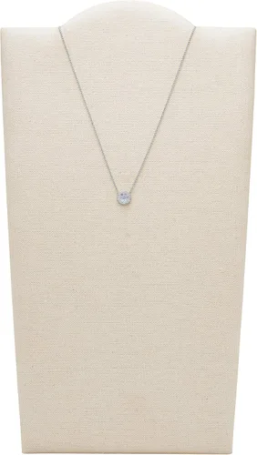 Miniatura 2 de Fossil Collar de cadena con colgante de plata de ley para mujer